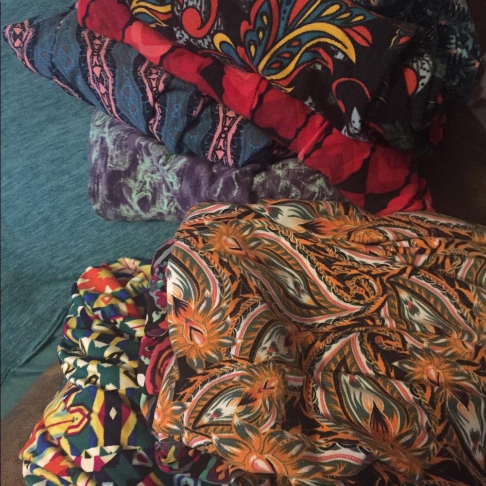 8 pc Lula Roe Tc leggings lot